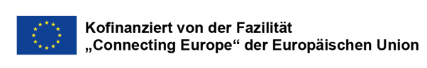 Logo Kofinanziert von der Fazilität "Connecting Europe" der Europäischen Union